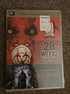 28 Days Later + 28 Weeks Later + Mirrors Triple Feature DVD NEW SEALED
